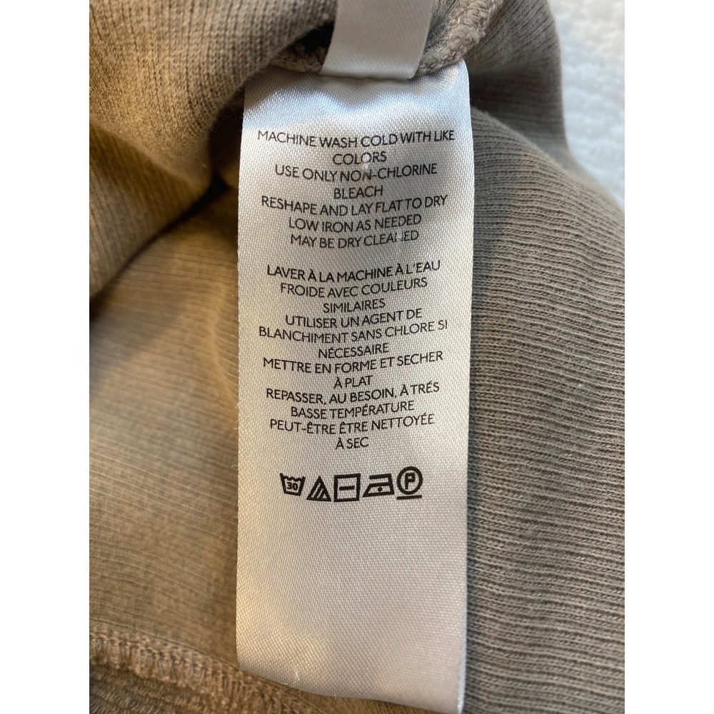 Anthropologie Pilcro & the Letterpress Mixed Media Corduroy Shacket Taupe Medium - Picture 8 of 9